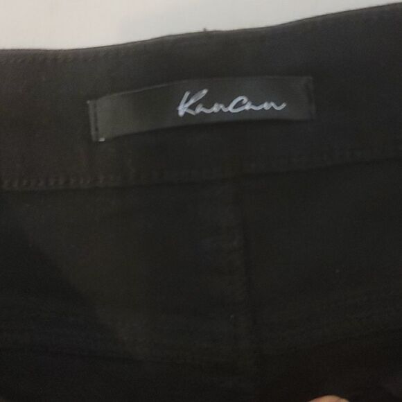 Kan can black distressed jean shorts size 29 - Picture 8 of 11